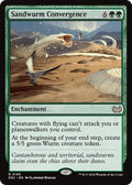 Sandwurm Convergence DSC #195 (Near Mint Rare) Magic: The Gathering: Commander: Duskmourn: House of Horror