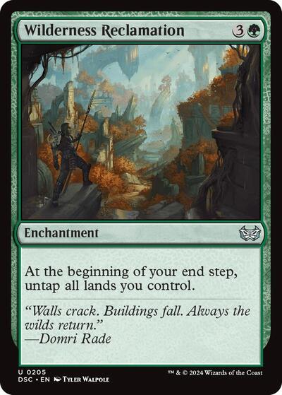 Wilderness Reclamation DSC #205 (Near Mint Uncommon) Magic: The Gathering: Commander: Duskmourn: House of Horror