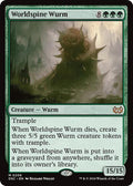 Worldspine Wurm DSC #206 (Near Mint Mythic Rare) Magic: The Gathering: Commander: Duskmourn: House of Horror