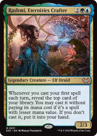 Rashmi Eternities Crafter DSC #231 (Near Mint Mythic Rare) Magic: The Gathering: Commander: Duskmourn: House of Horror