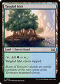 Tangled Islet DSC #306 (Near Mint Common) Magic: The Gathering: Commander: Duskmourn: House of Horror