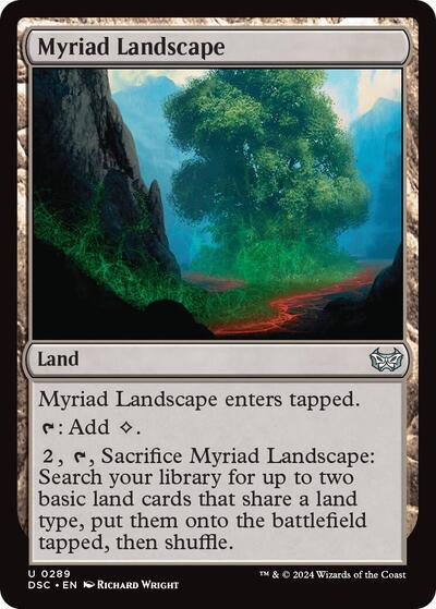 Myriad Landscape DSC #289 (Near Mint Uncommon) Magic: The Gathering: Commander: Duskmourn: House of Horror