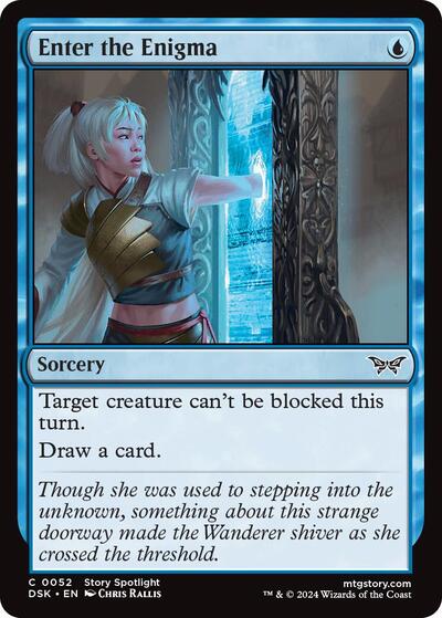 Enter the Enigma DSK #52 (Near Mint Common) Magic: The Gathering: Duskmourn: House of Horror