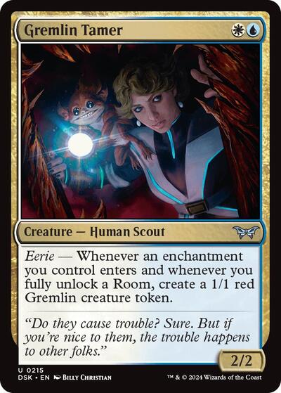 Gremlin Tamer DSK #215 (Near Mint Uncommon) Magic: The Gathering: Duskmourn: House of Horror