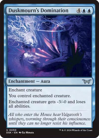 Duskmourns Domination DSK #50 (Near Mint Uncommon) Magic: The Gathering: Duskmourn: House of Horror