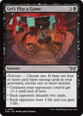 Lets Play a Game DSK #105 (Near Mint Uncommon) Magic: The Gathering: Duskmourn: House of Horror