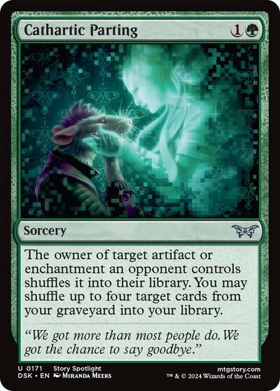 Cathartic Parting DSK #171 (Near Mint Uncommon) Magic: The Gathering: Duskmourn: House of Horror