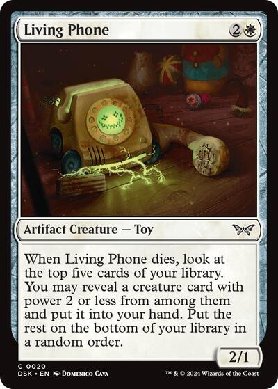 Living Phone DSK #20 (Near Mint Common) Magic: The Gathering: Duskmourn: House of Horror