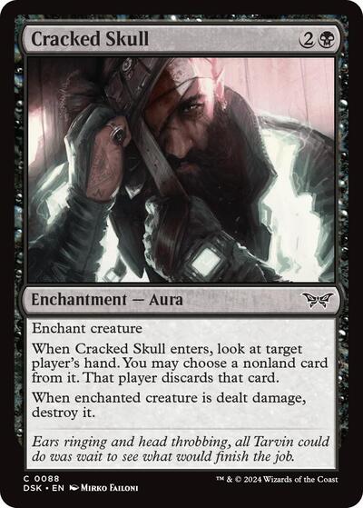 Cracked Skull DSK #88 (Near Mint Common) Magic: The Gathering: Duskmourn: House of Horror
