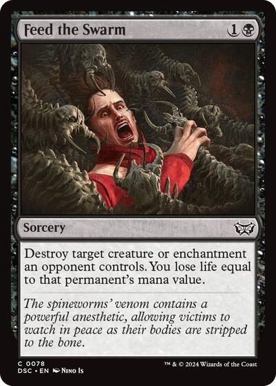 Feed the Swarm DSC #78 (Near Mint Common) Magic: The Gathering: Commander: Duskmourn: House of Horror