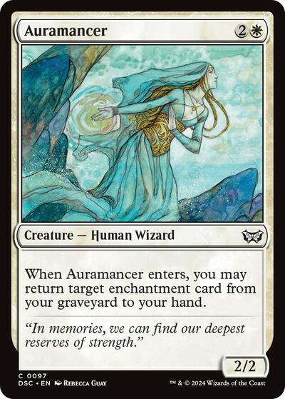 Auramancer DSC #97 (Near Mint Common) Magic: The Gathering: Commander: Duskmourn: House of Horror