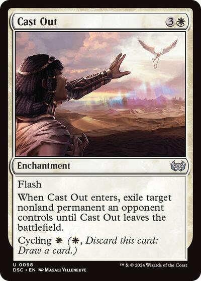 Cast Out DSC #98 (Near Mint Uncommon) Magic: The Gathering: Commander: Duskmourn: House of Horror