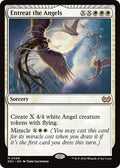 Entreat the Angels DSC #99 (Near Mint Mythic Rare) Magic: The Gathering: Commander: Duskmourn: House of Horror