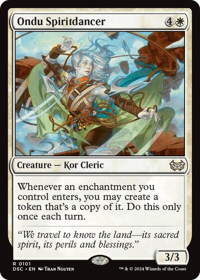 Ondu Spiritdancer DSC #101 (Near Mint Rare) Magic: The Gathering: Commander: Duskmourn: House of Horror
