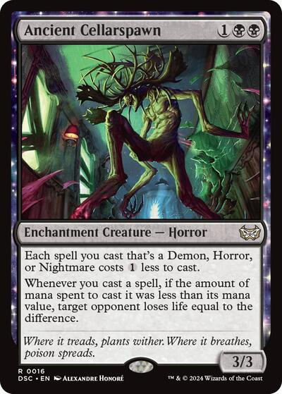 Ancient Cellarspawn DSC #16 (Near Mint Rare) Magic: The Gathering: Commander: Duskmourn: House of Horror