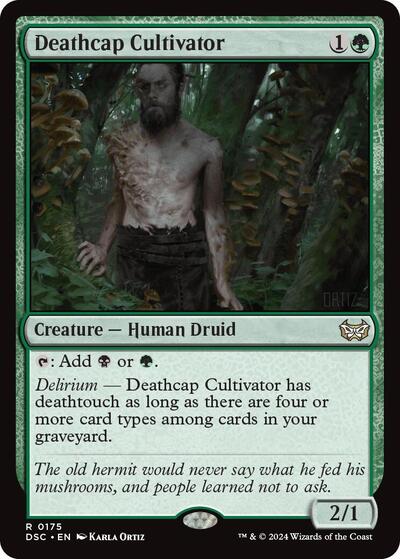 Deathcap Cultivator DSC #175 (Near Mint Rare) Magic: The Gathering: Commander: Duskmourn: House of Horror