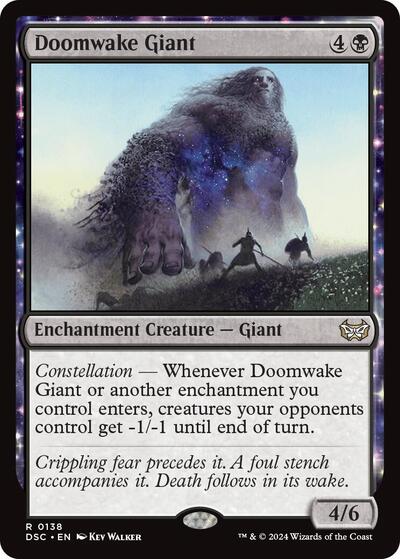 Doomwake Giant DSC #138 (Near Mint Rare) Magic: The Gathering: Commander: Duskmourn: House of Horror