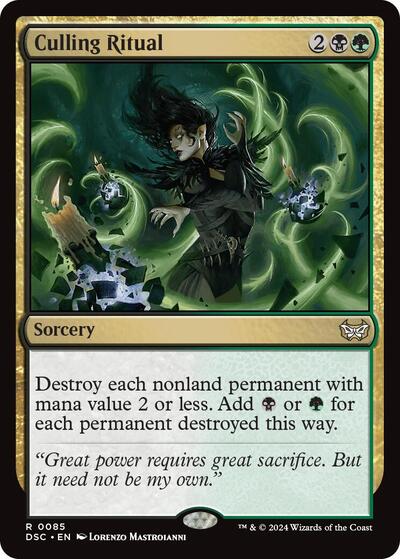 Culling Ritual DSC #85 (Near Mint Rare) Magic: The Gathering: Commander: Duskmourn: House of Horror