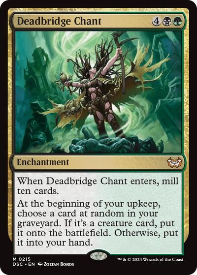 Deadbridge Chant DSC #215 (Near Mint Mythic Rare) Magic: The Gathering: Commander: Duskmourn: House of Horror