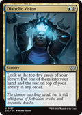 Diabolic Vision DSC #87 (Near Mint Uncommon) Magic: The Gathering: Commander: Duskmourn: House of Horror