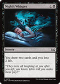 Nights Whisper DSC #79 (Near Mint Common) Magic: The Gathering: Commander: Duskmourn: House of Horror