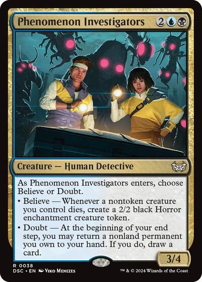 Phenomenon Investigators DSC #38 (Near Mint Rare) Magic: The Gathering: Commander: Duskmourn: House of Horror