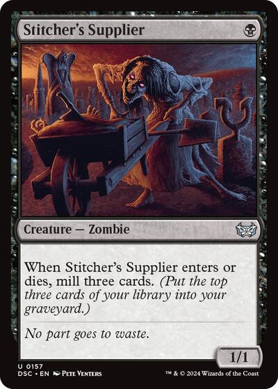 Stitchers Supplier DSC #157 (Near Mint Uncommon) Magic: The Gathering: Commander: Duskmourn: House of Horror