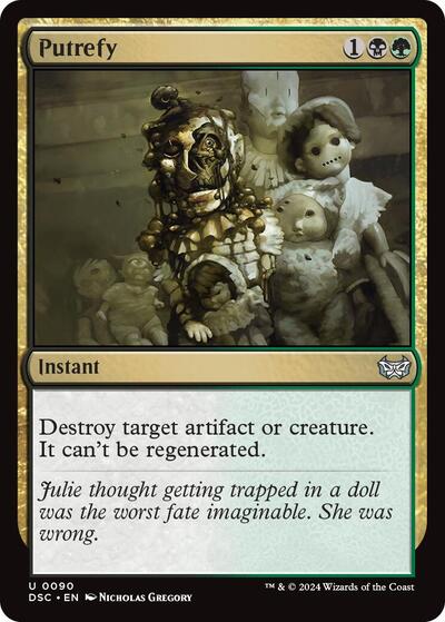 Putrefy DSC #90 (Near Mint Uncommon) Magic: The Gathering: Commander: Duskmourn: House of Horror