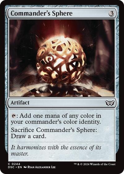 Commanders Sphere DSC #244 (Near Mint Common) Magic: The Gathering: Commander: Duskmourn: House of Horror