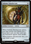 Solemn Simulacrum DSC #253 (Near Mint Rare) Magic: The Gathering: Commander: Duskmourn: House of Horror