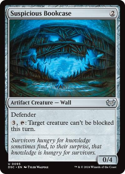 Suspicious Bookcase DSC #95 (Near Mint Uncommon) Magic: The Gathering: Commander: Duskmourn: House of Horror