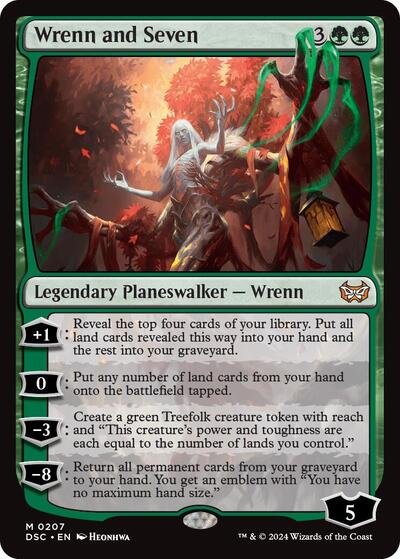 Wrenn and Seven DSC #207 (Near Mint Mythic Rare) Magic: The Gathering: Commander: Duskmourn: House of Horror