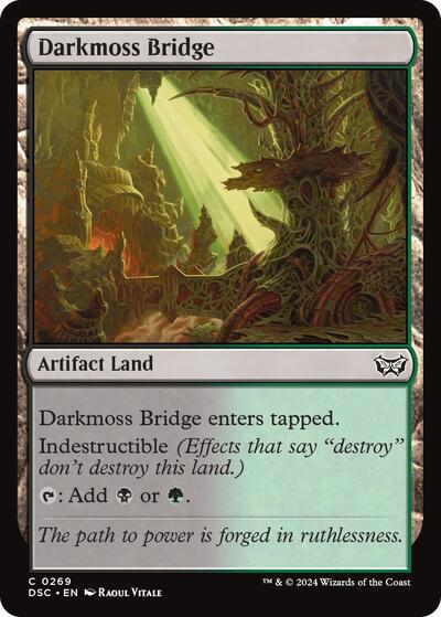 Darkmoss Bridge DSC #269 (Near Mint Common) Magic: The Gathering: Commander: Duskmourn: House of Horror