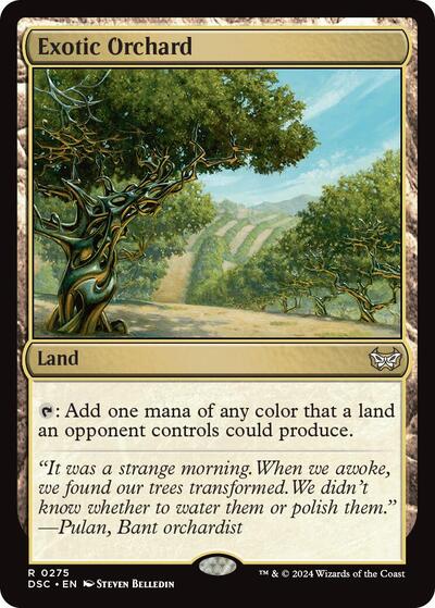 Exotic Orchard DSC #275 (Near Mint Rare) Magic: The Gathering: Commander: Duskmourn: House of Horror