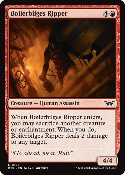 Boilerbilges Ripper DSK #127 (Near Mint Common) Magic: The Gathering: Duskmourn: House of Horror