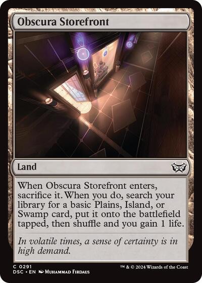 Obscura Storefront DSC #291 (Near Mint Common) Magic: The Gathering: Commander: Duskmourn: House of Horror