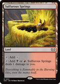Sulfurous Springs DSC #301 (Near Mint Rare) Magic: The Gathering: Commander: Duskmourn: House of Horror