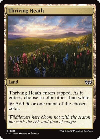 Thriving Heath DSC #315 (Near Mint Common) Magic: The Gathering: Commander: Duskmourn: House of Horror