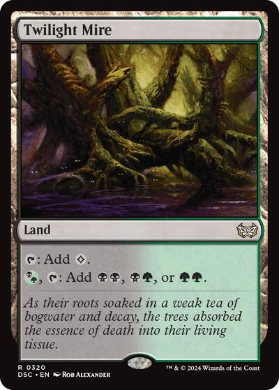 Twilight Mire DSC #320 (Near Mint Rare) Magic: The Gathering: Commander: Duskmourn: House of Horror