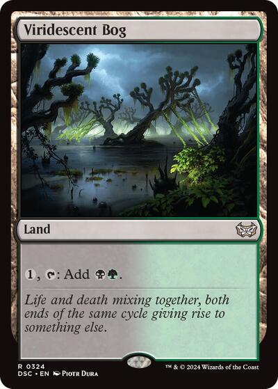 Viridescent Bog DSC #324 (Near Mint Rare) Magic: The Gathering: Commander: Duskmourn: House of Horror