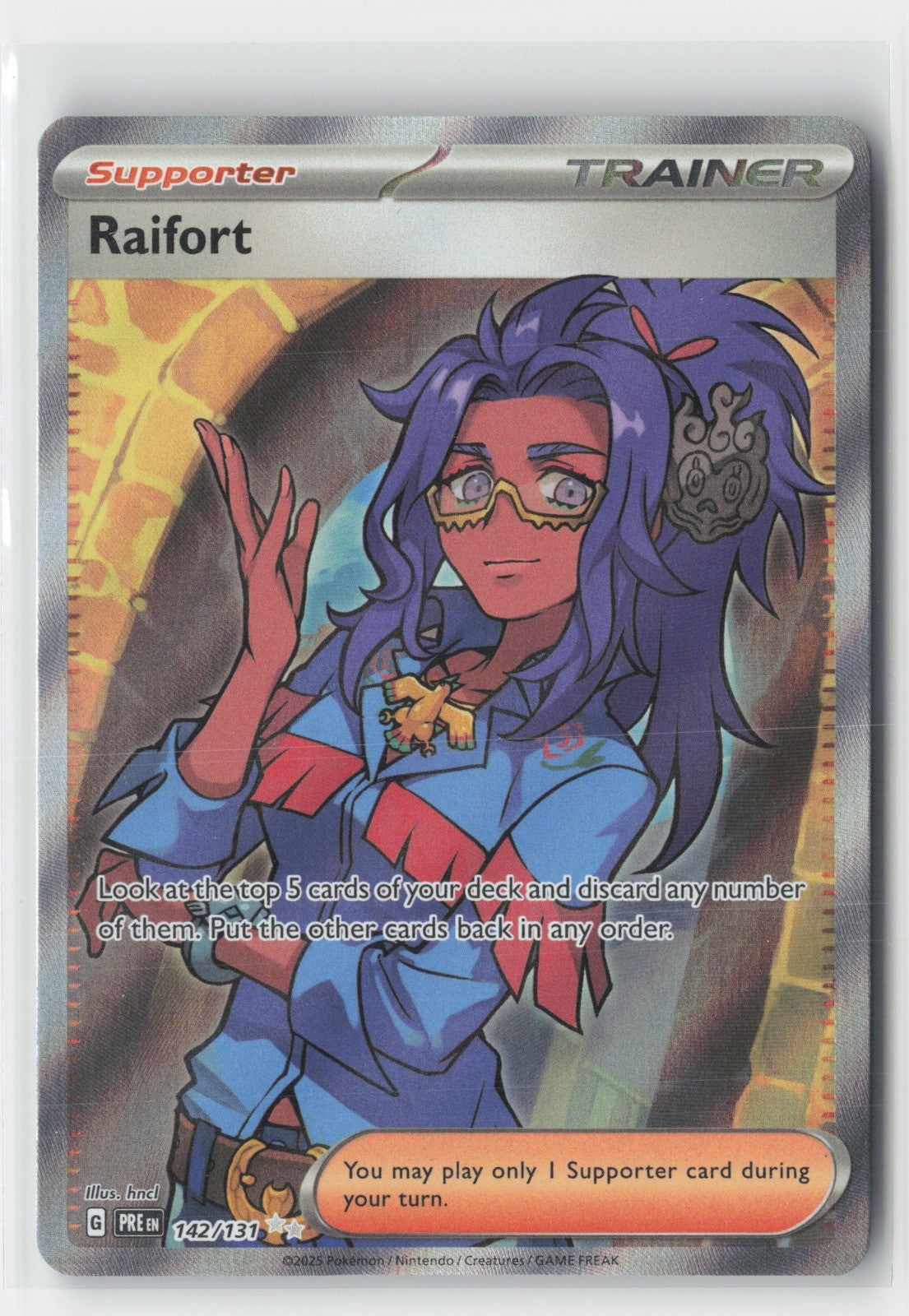 Raifort Holo SV: Prismatic Evolutions PRE 142/131 Pokemon TCG