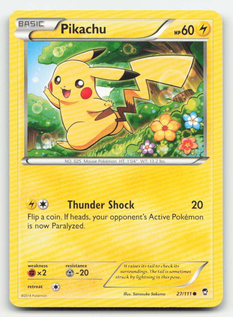Pikachu Furious Fists 27/111 C Pokemon MP