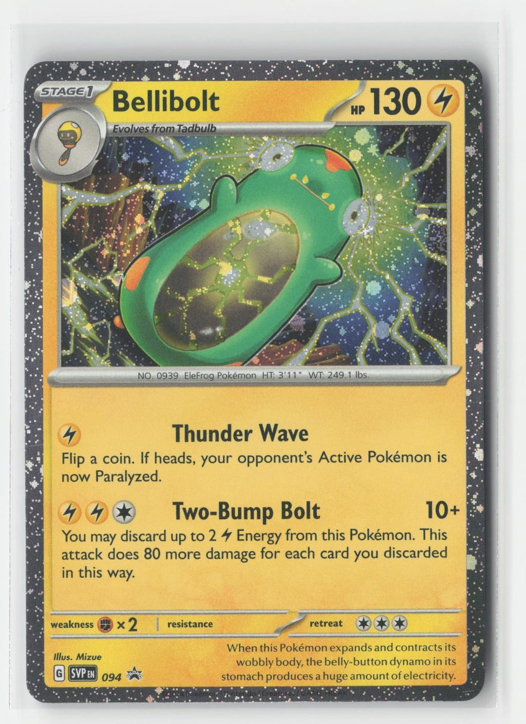 Bellibolt Holo Holo Scarlet & Violet Promo 094 P Pokemon NM