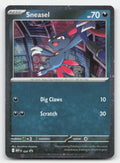 Sneasel (Cosmos Holo) Holo ME: Mega Evolution Promo 020 P Pokemon NM