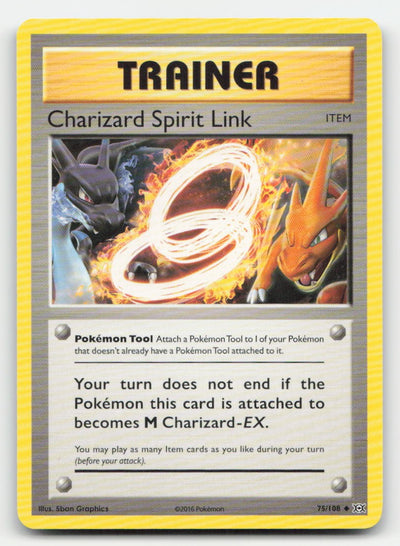 Charizard Spirit Link Evolutions 75/108 UC Pokemon LP