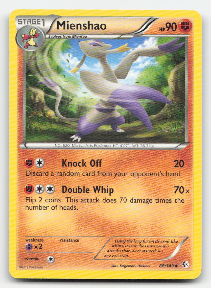 Mienshao Boundaries Crossed 88/149 UC Pokemon LP
