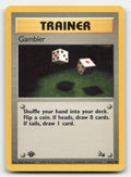 Gambler 1st Edition Fossil 60/62 C Pokemon MP