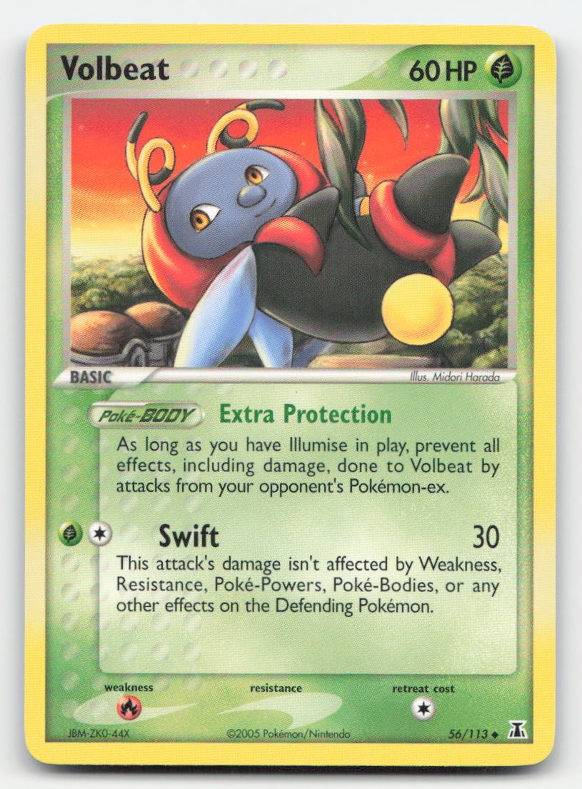 Volbeat Delta Species 56/113 UC Pokemon DMG