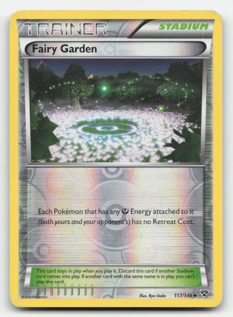 Fairy Garden Reverse Holo XY 117/146 UC Pokemon MP