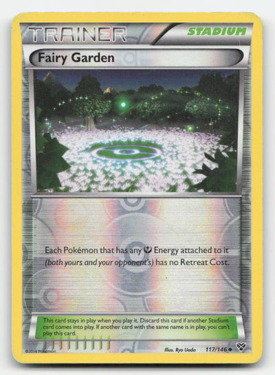 Fairy Garden Reverse Holo XY 117/146 UC Pokemon MP